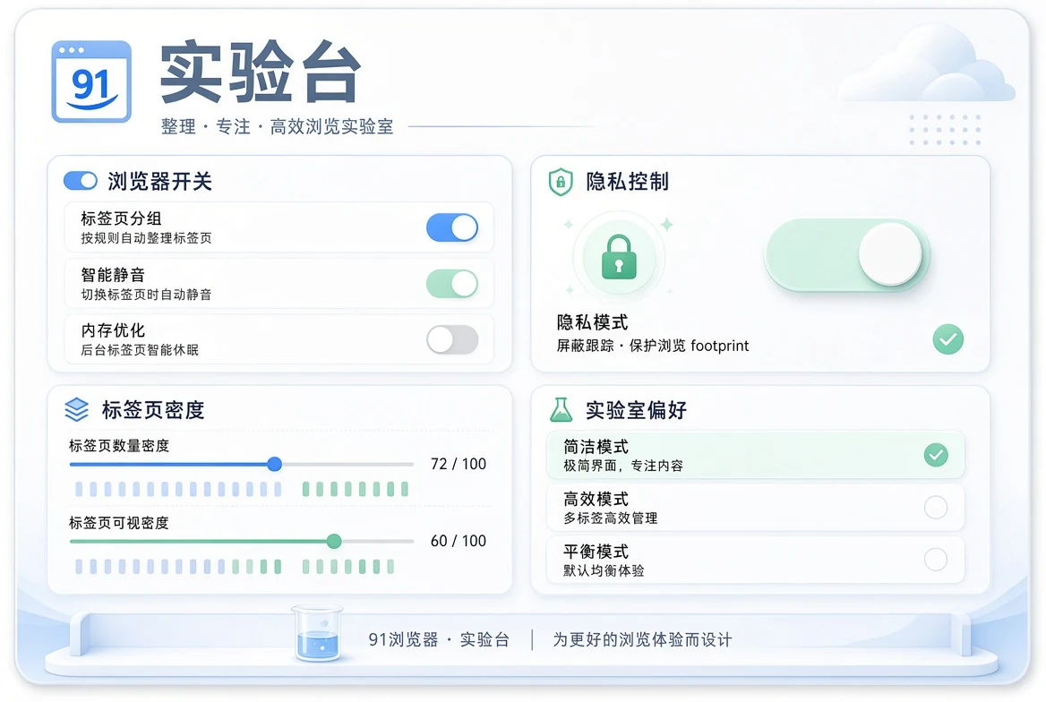 验台阅读与隐私设置